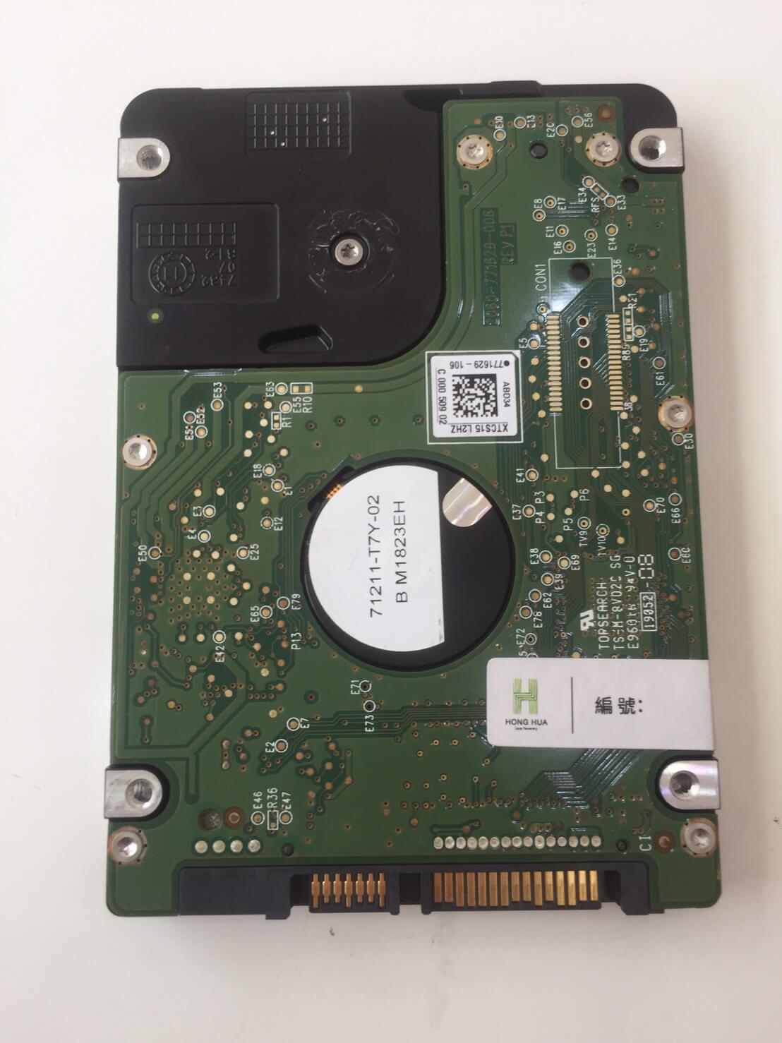 WD 500G 2.5吋硬碟(WD5000BPKT)硬碟資料救援